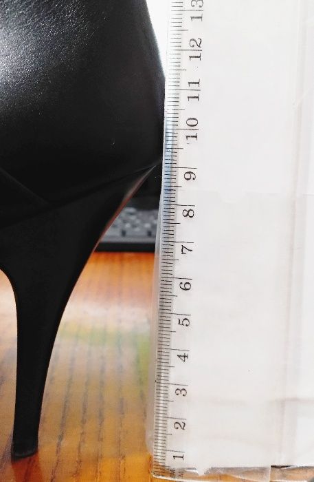 Черные сапожки полусапожки ботинки туфли на каблуке шпильке Dali Дали