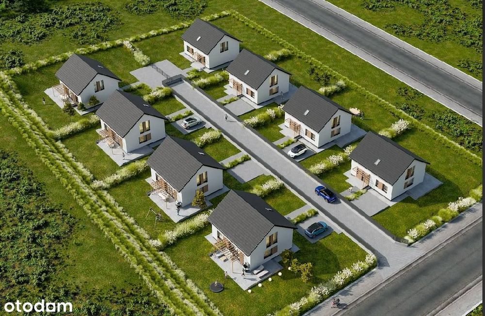 Dom w Sławkowicach – 116 m² | 8 arów | Stan surowy zamknięty
