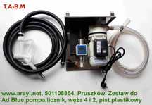 Pompa do AdBlue Dystrybutor Ad Blue CPN Pistolet do Ad BLUE NOXY AUS32