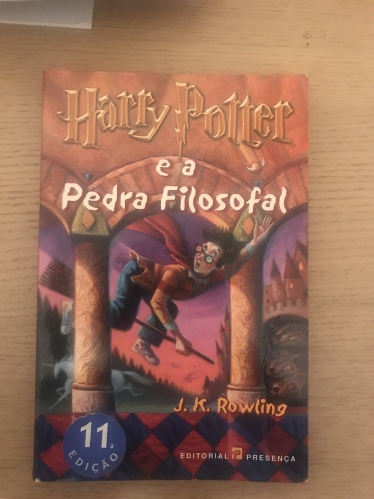 Livro Harry Potter pedra filosofal