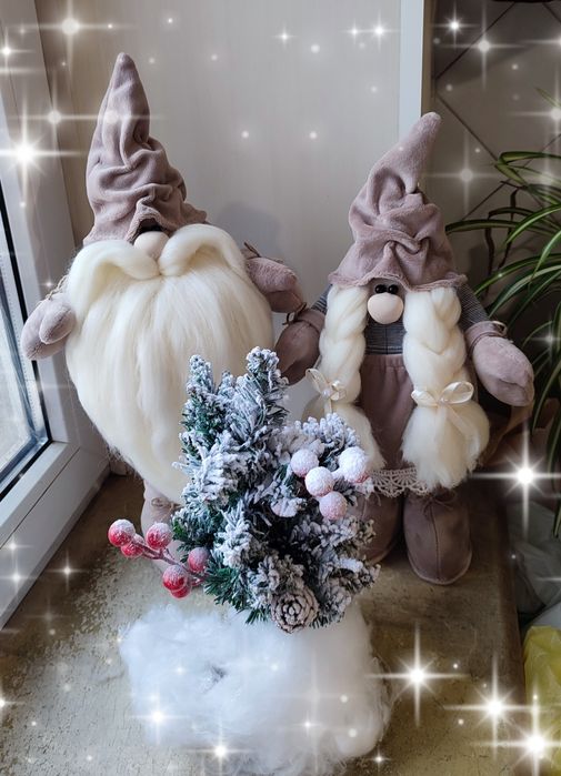 Скандинавський гном, новорічний гном, скандинавский гном, новогодний