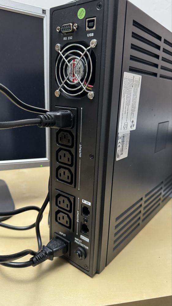 Zasilacz awaryjny UPS PowerWalker 1500VA 870W 6xIEC Rack Nowy