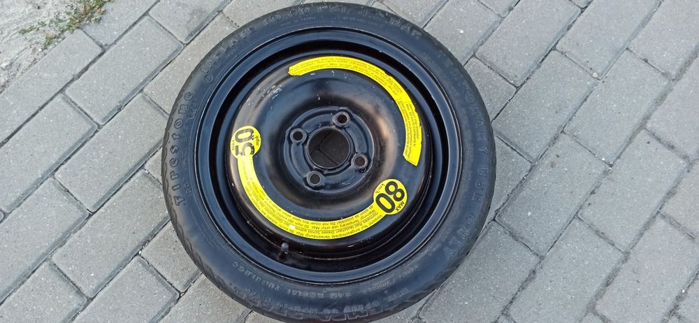 Koło dojazdowe renault Clio 2 R14+koło zapasowe