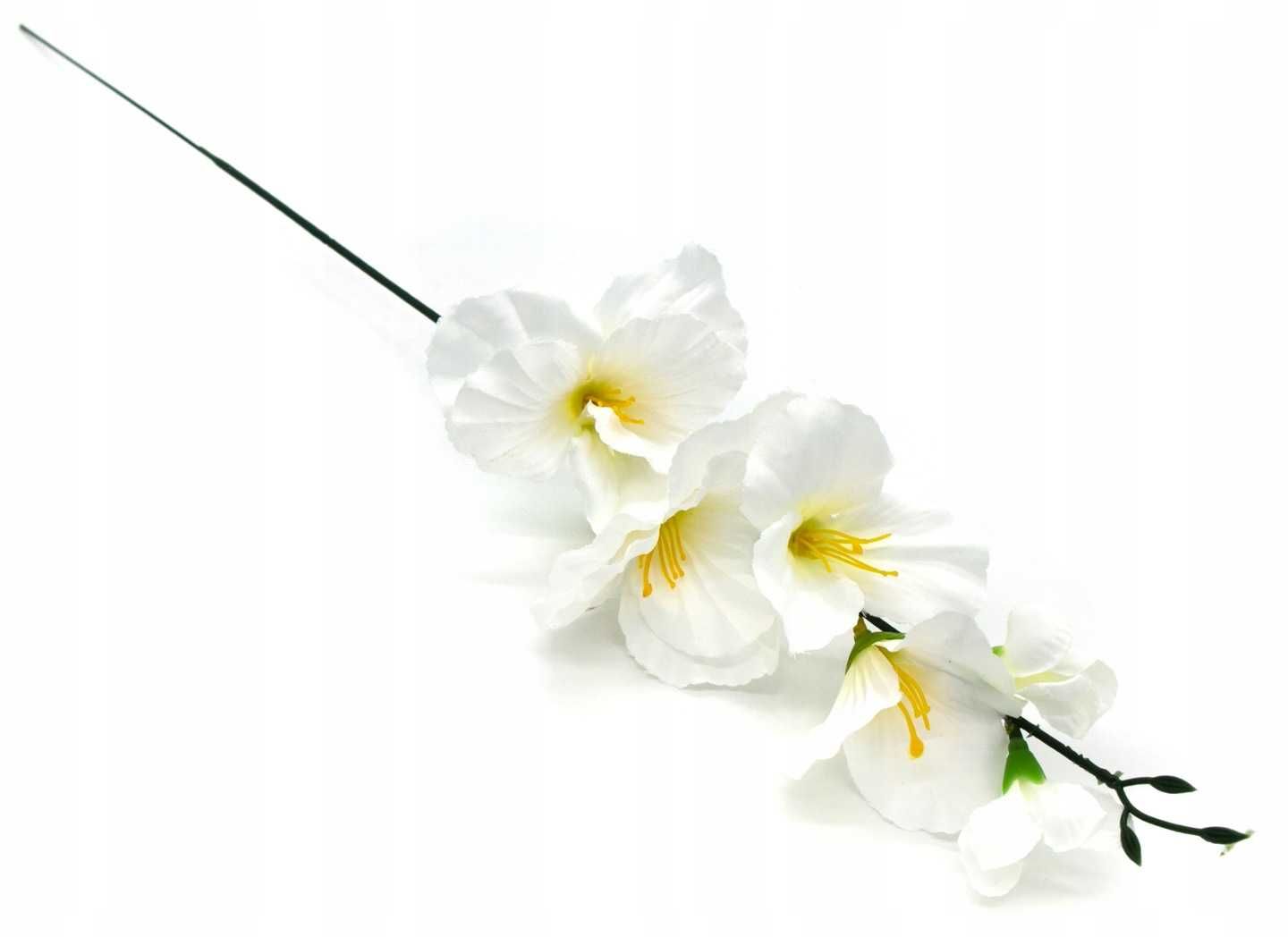 Sztuczny kwiat mieczyk Białe