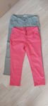 Spodnie jeans ¾ kolor khaki i czerwone w nr 40