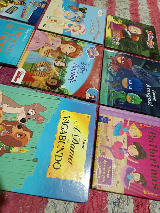 8 livros infantis de capa dura