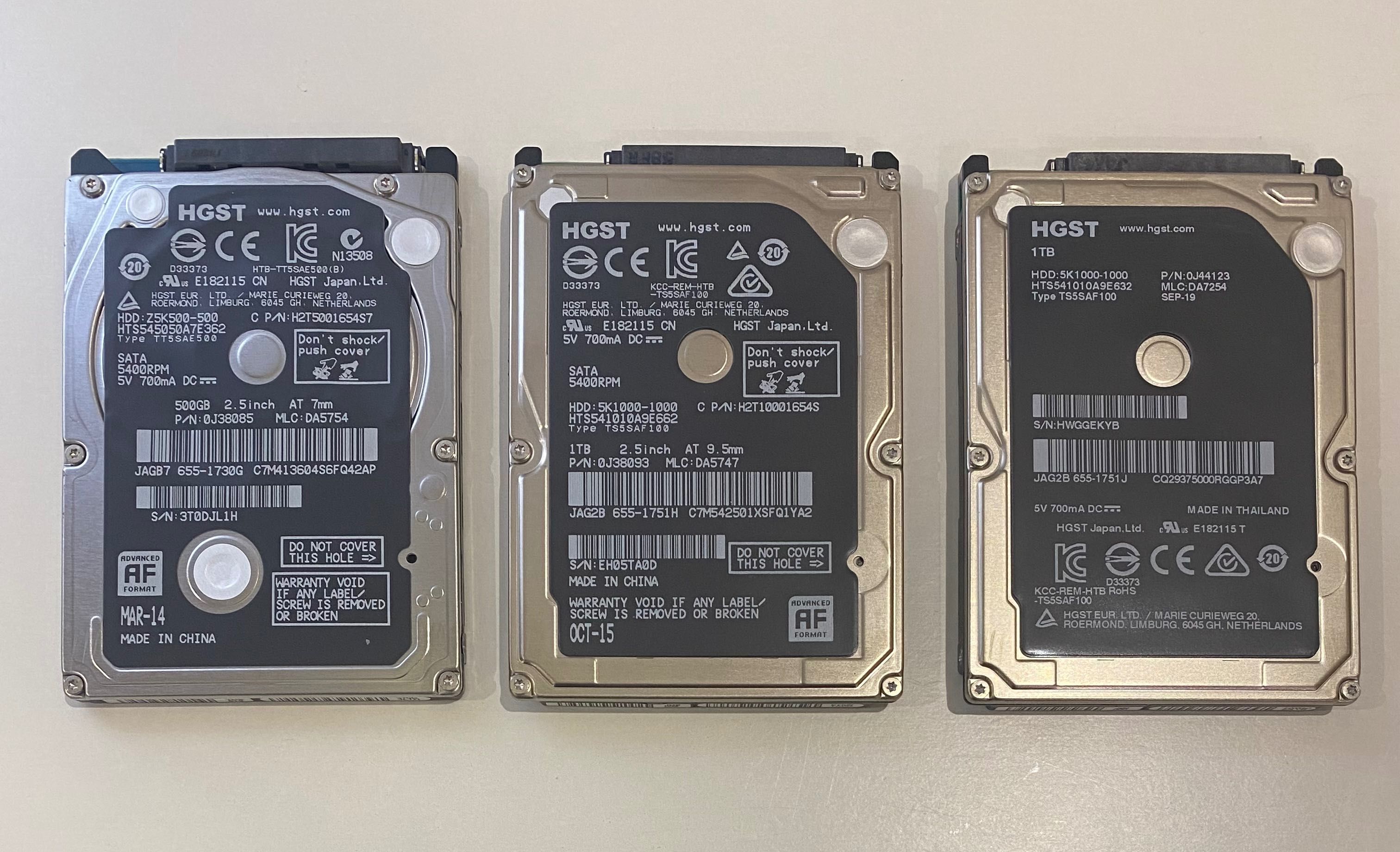 Жесткие диски 2,5 (SATA) 500Gb