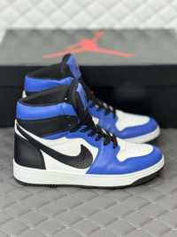 Кроссовки хайтопы мужские Nike Retro Jordan 1 кросовки Найк Джордан 1
