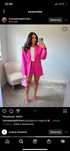 Marynarka hit oversize różowa krój męski zara xs nowa Barbie