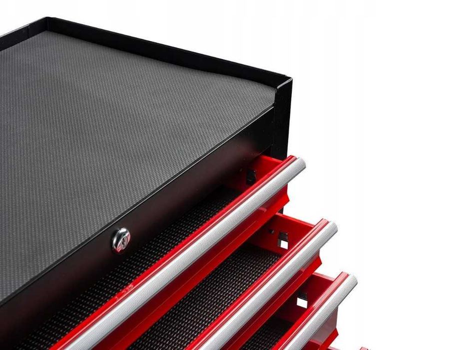 Mocna SZAFKA narzędziowa 7 szuflad COMPACT Black Wózek warsztatowy