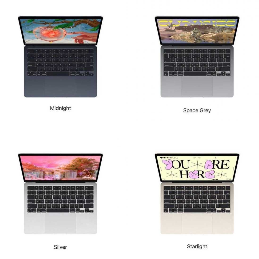 MacBook AiR 13,6" M2 8GB/256GB | 8GB/512GB | 16GB/256GB | 16GB/512GB