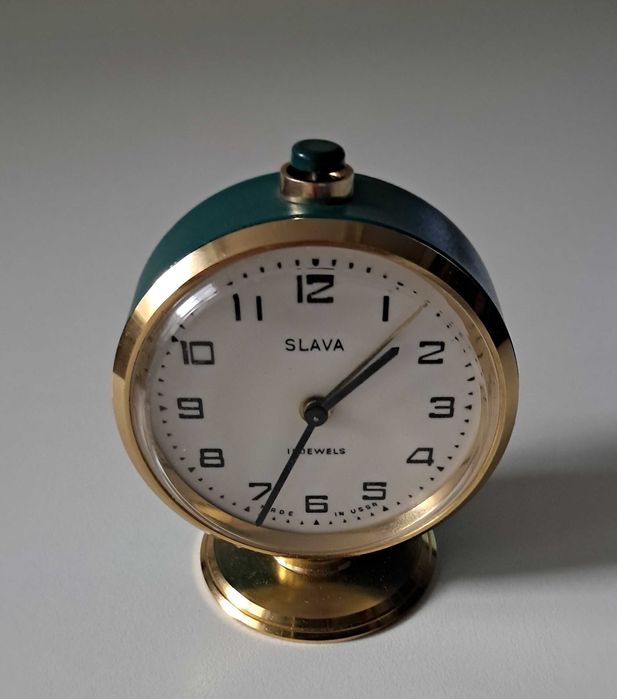 Budzik SLAVA ZSRR 1981 r. – oryginalne pudełko , sprawny