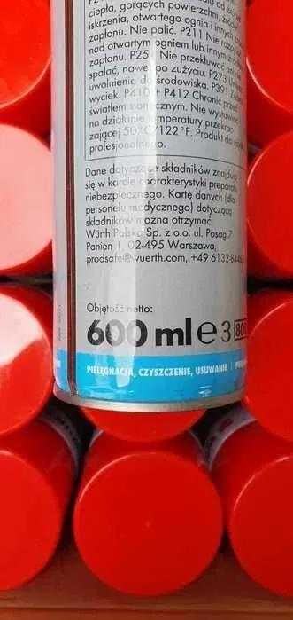 600ML zmywacz wurth termin ważności do  2027r