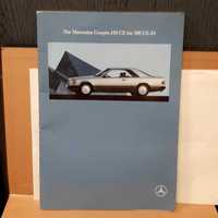 Mercedes coupes 230CE bis 500CE- CE24 folder reklamowy.