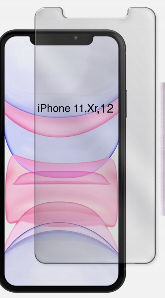 Szkło hartowane iPhone 11,Xr i 12