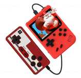 Konsola retro do gier czerwona + pad 500 gier