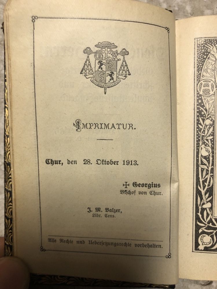 Modlitewnik niemiecki katolicki antyk wydanie 1913 dla kolekcjonera