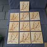 Płytki opoczno 15x15 vintage prl nowe 10 szt