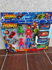 Set Brinquedos Avengers Super Heróis