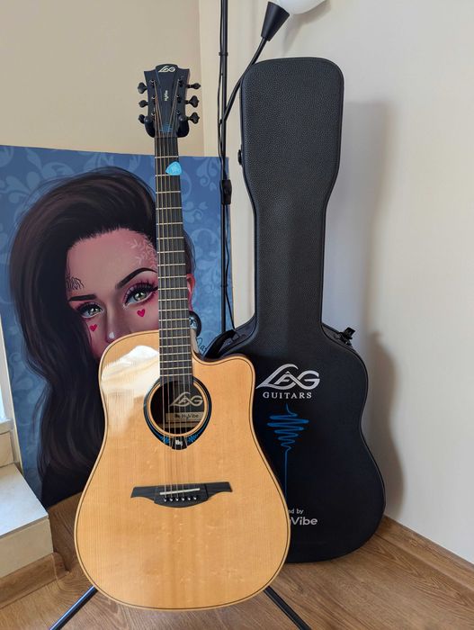 Gitara elektroakustyczna LAG THV30DCE ze smart systemem HyVibe
