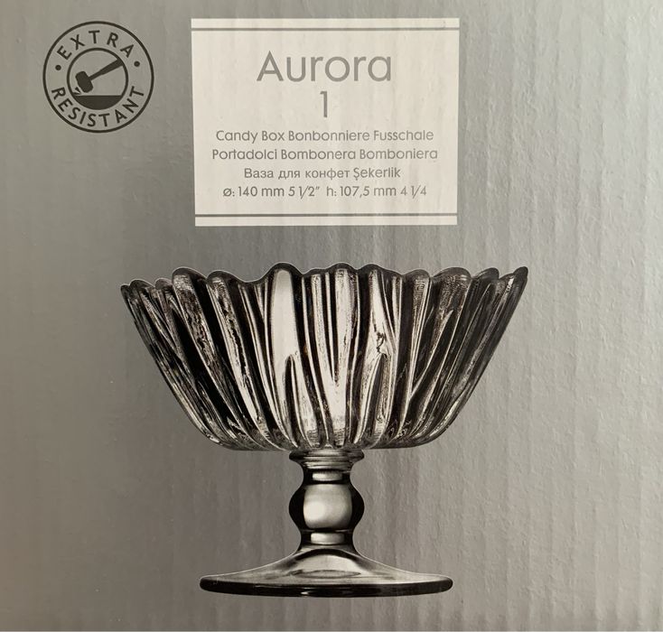 Креманка Aurora, салатник на ніжці