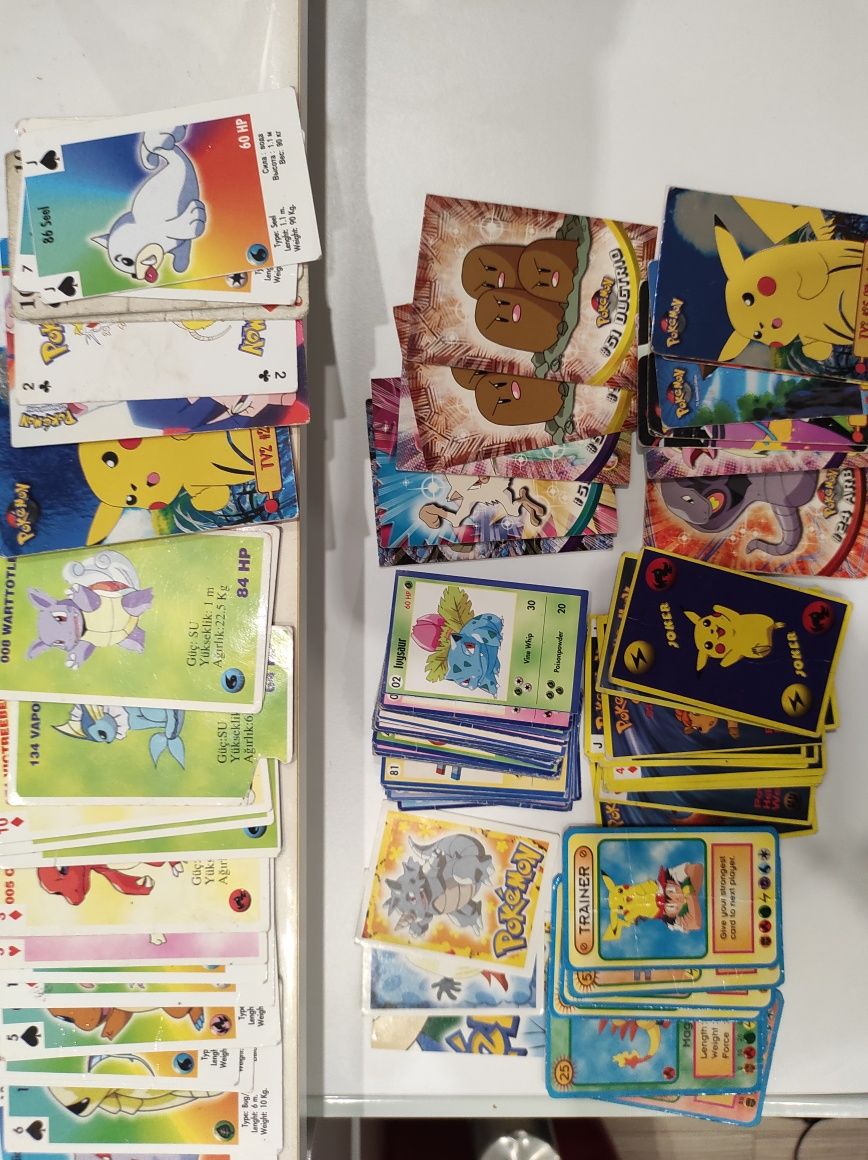 Pokemon naklejki chipicao Danone artbox duo tazo boomer karty topps