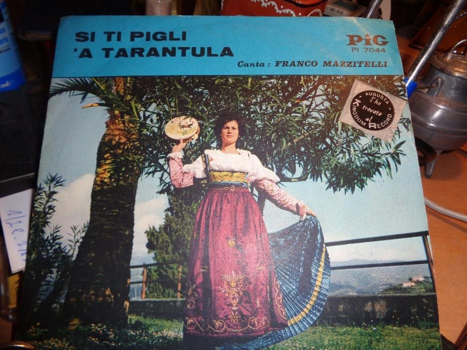 Disco Single A Tarantula canta Franco Mazzitelli usado