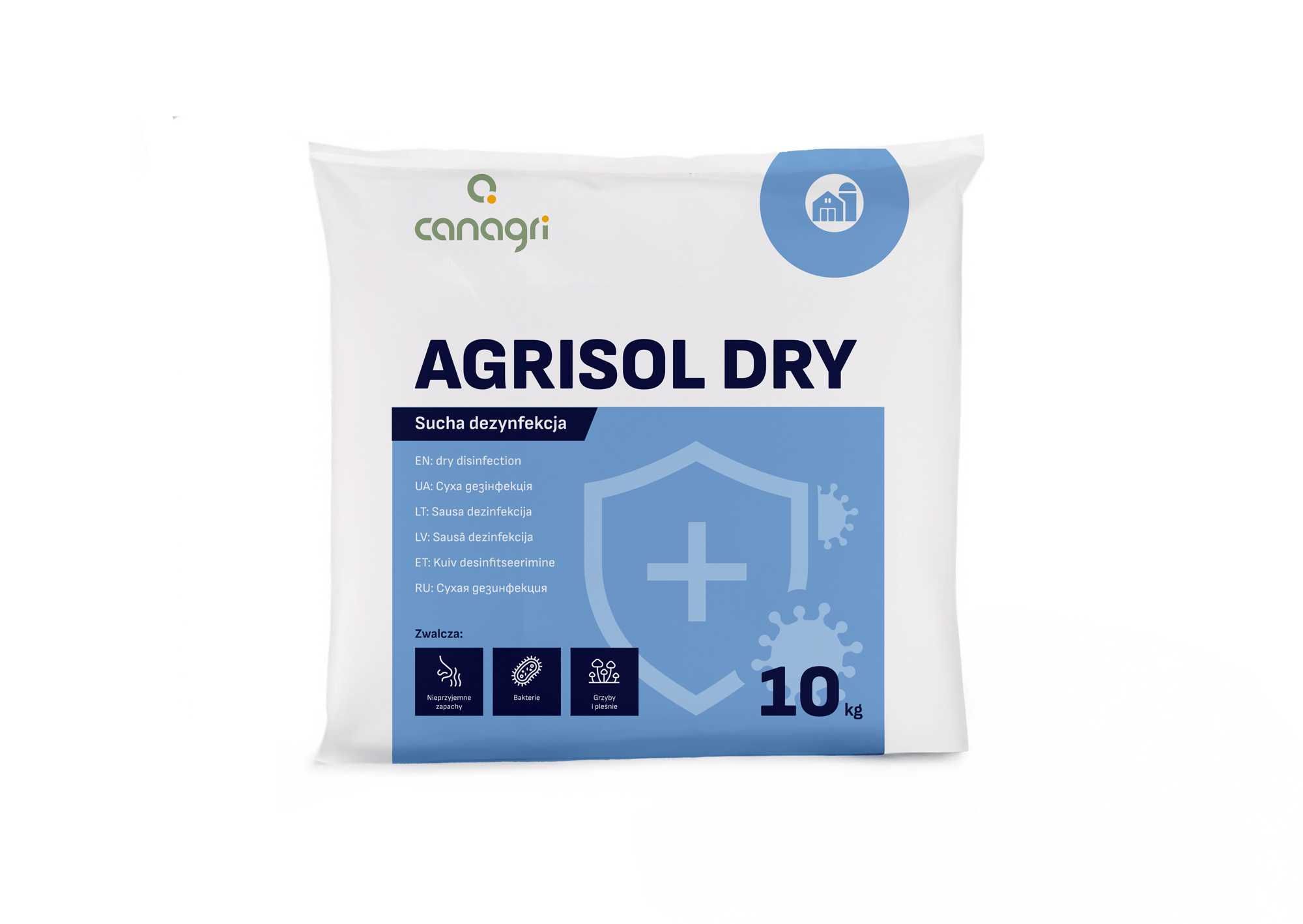 Preparat do suchej dezynfekcji, Agrisol Dry, 1000 kg TONA