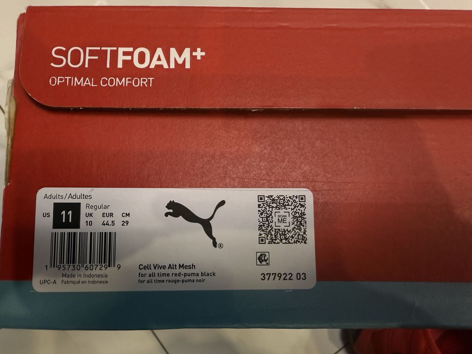 Кросівки Puma, кеди puma, кросівки puma 44 розмір, Cell Vive Alt Mesh