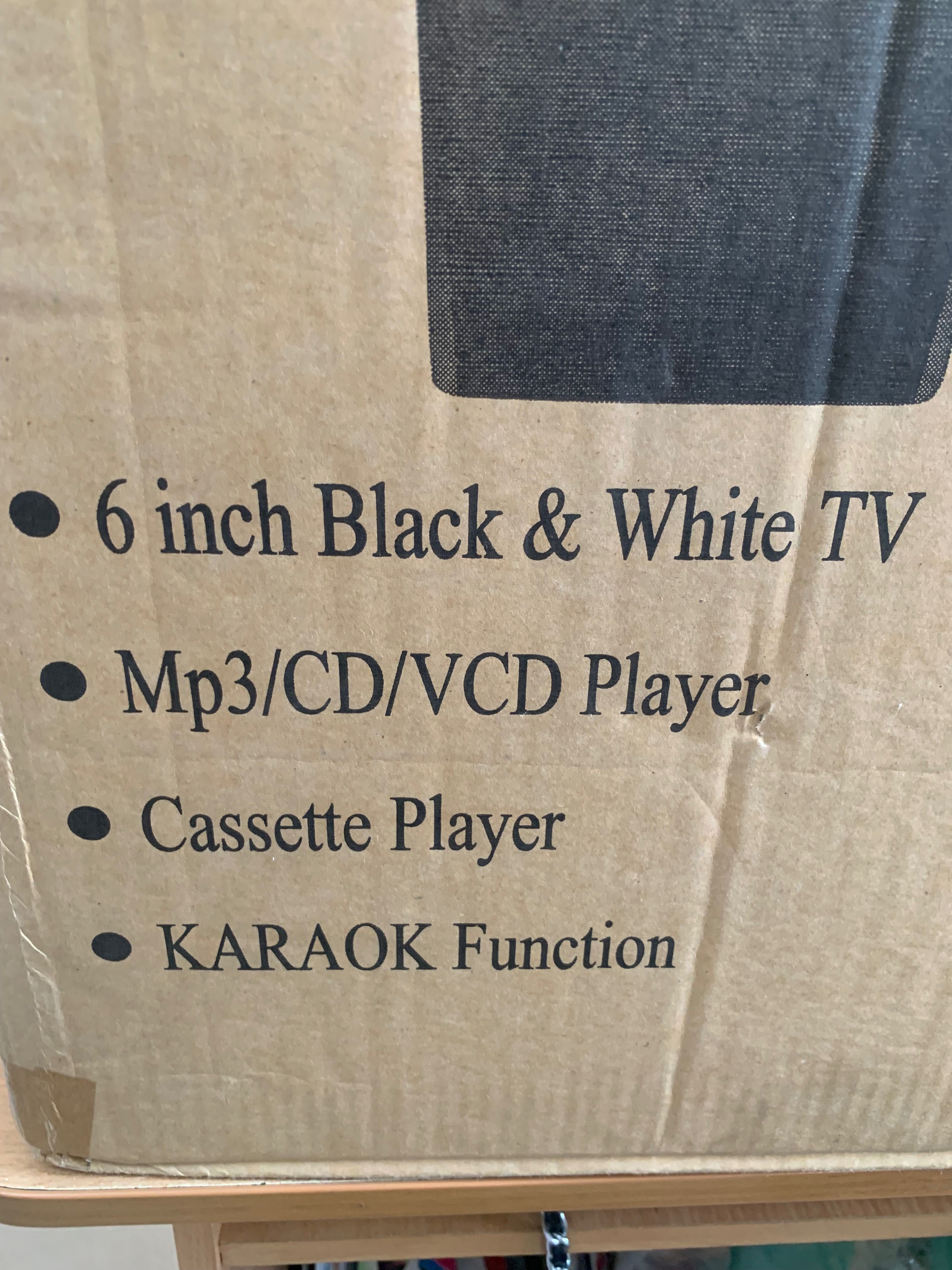Музыкальный центр (Radio/CD Player/Cassette Player/TV) 6inch