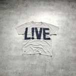 MĘSKA Koszulka Bawełna PREMIUM Szara Duże Logo Live Lacoste France