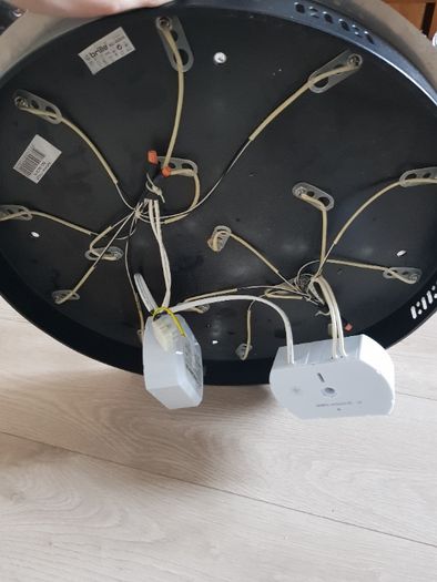 Lampa Plafon Kryształy Listki Glamour średnica ok. 55 cm