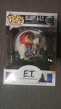 Funko pop E.T Elliott & E.T 1259 glow