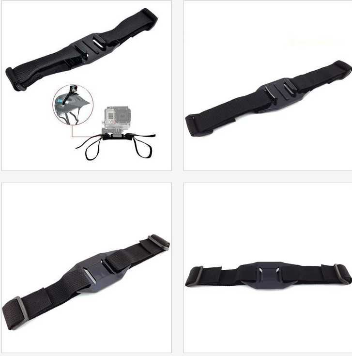 Suporte capacete de bicicleta ventilado compatível com gopro