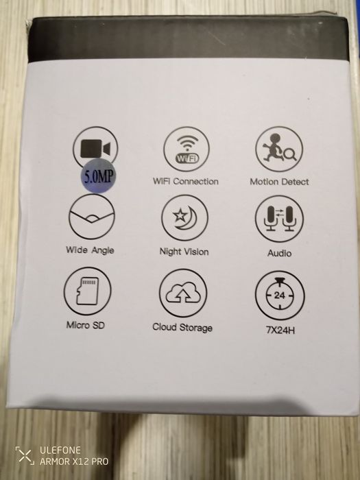 Камера видеонаблюдения IP WI-FI, Tuya Smart