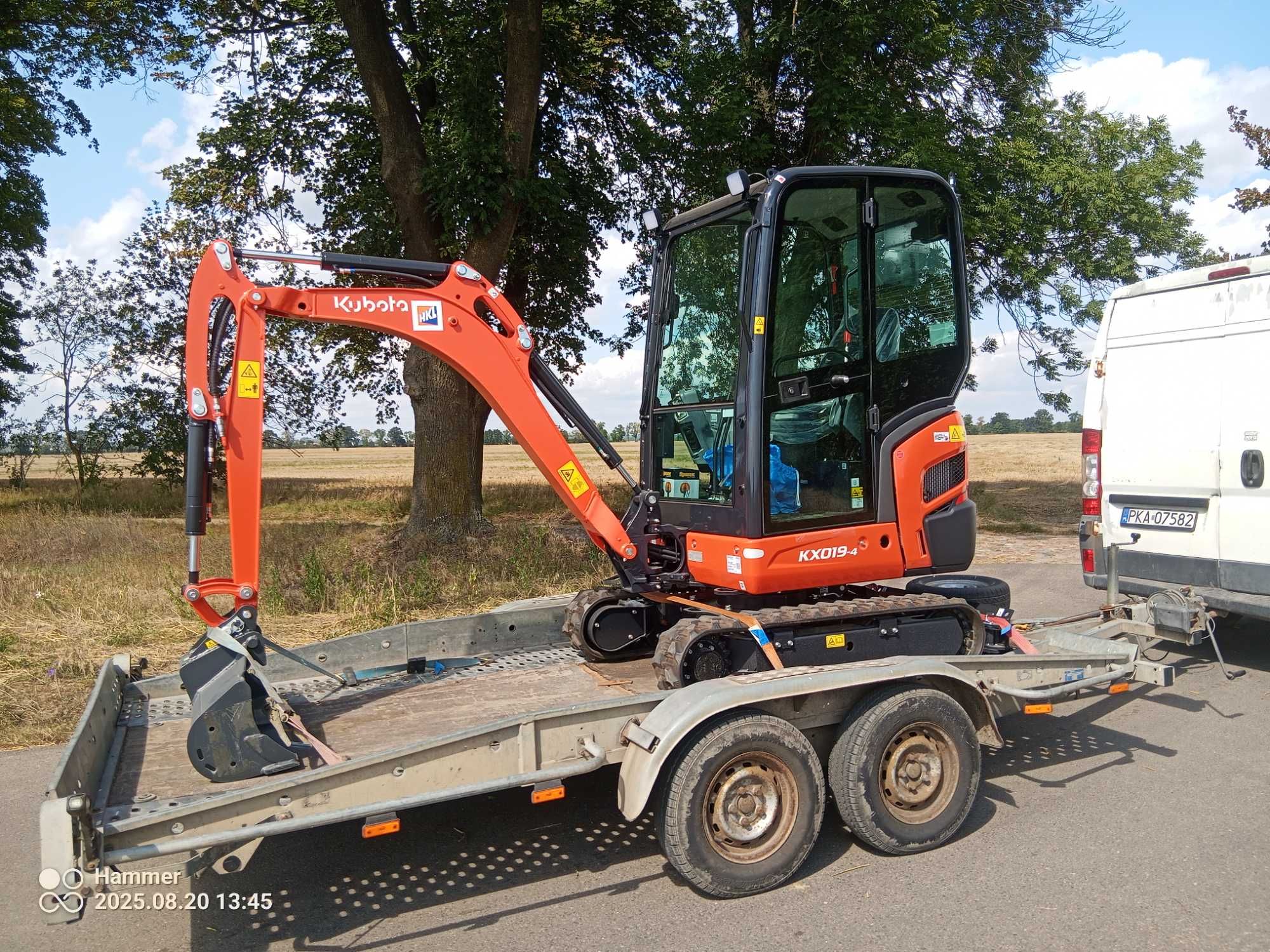 Usługi minikoparką KUBOTA 2025r