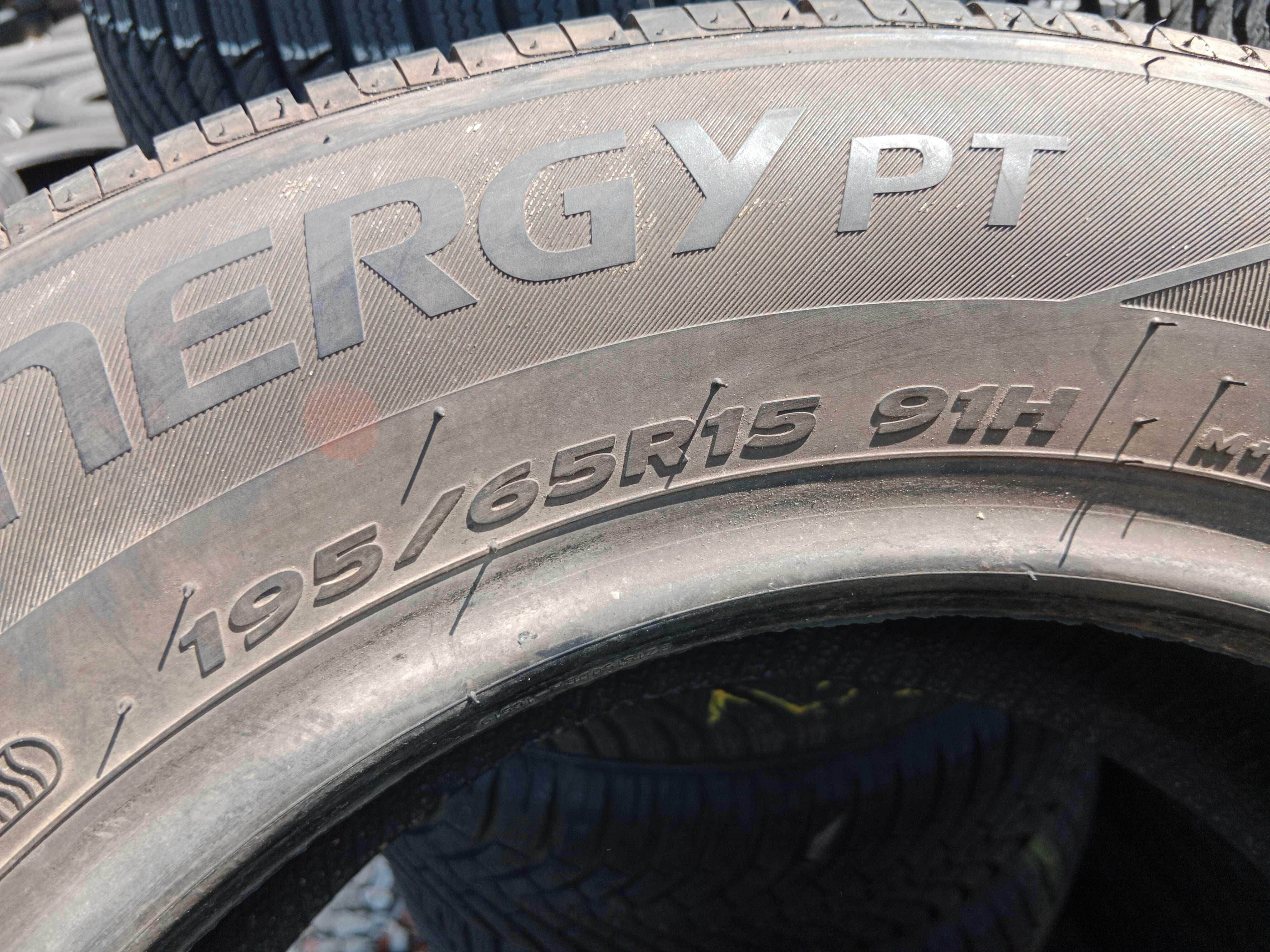 Opona używana 195/65R15 Hankook Kinergy PT 1szt.