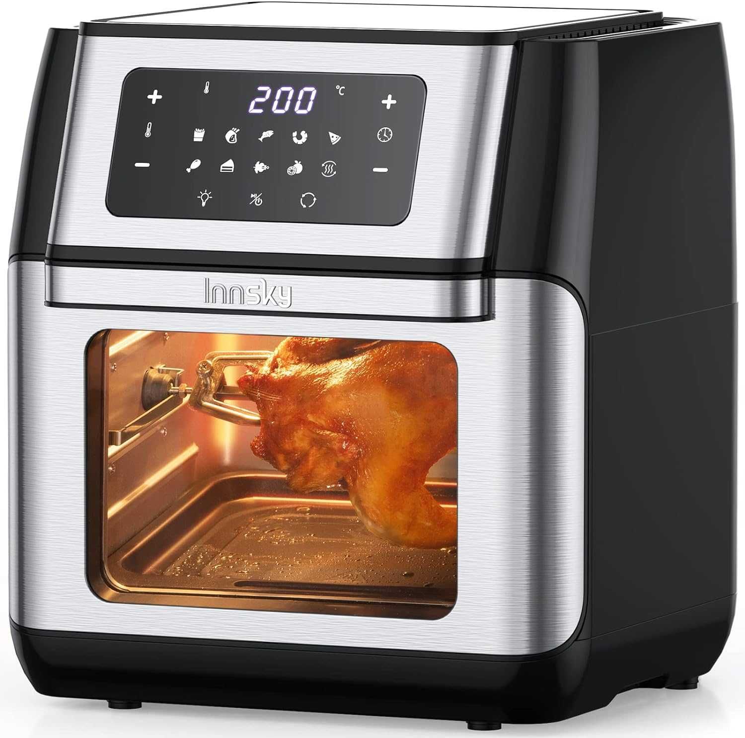 Innsky Air Fryer Frytkownica Beztłuszczowa Mini Piekarnik 10L 1500W