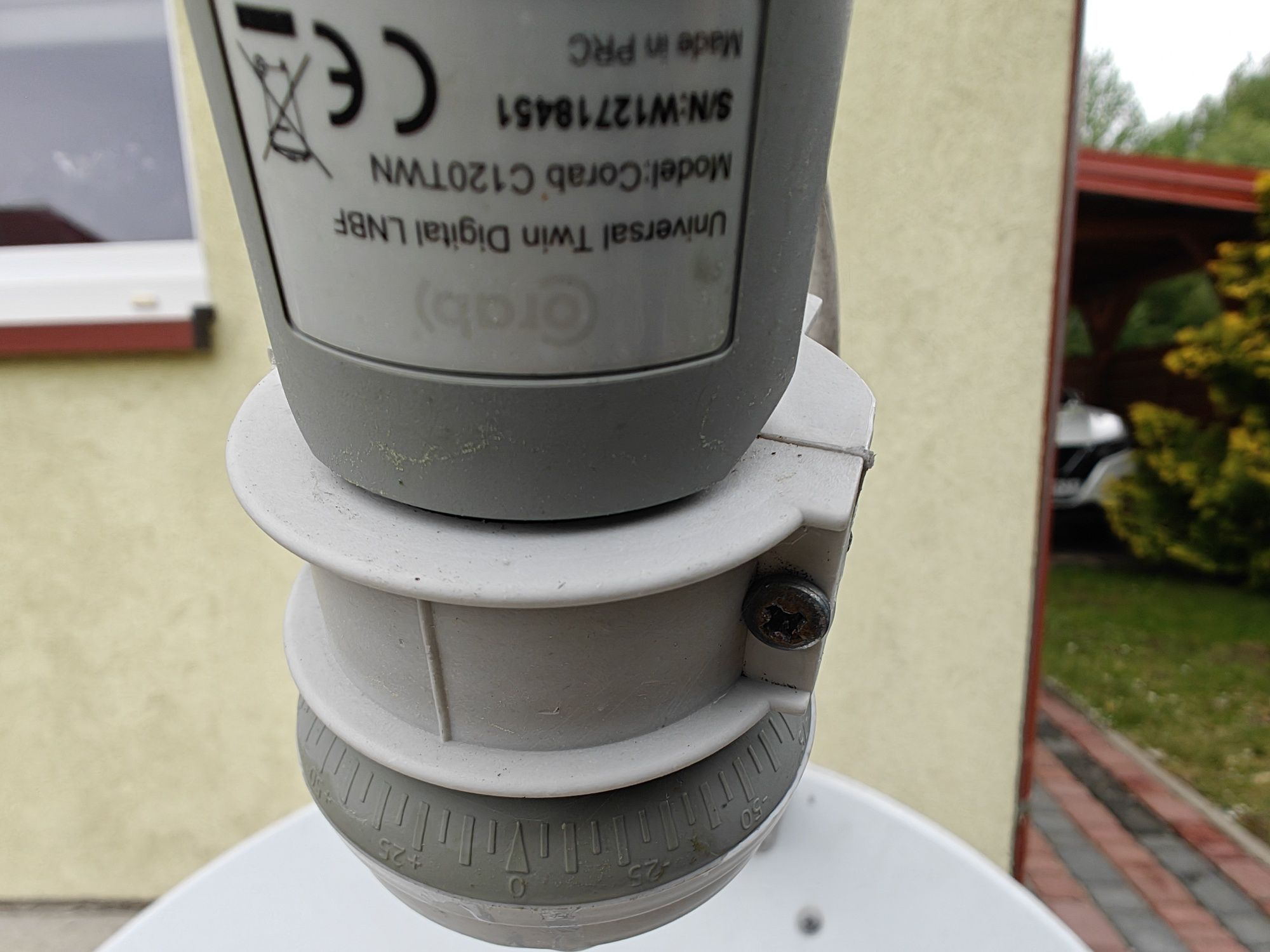 Antena satelitarna 80 konwerter w zestawie