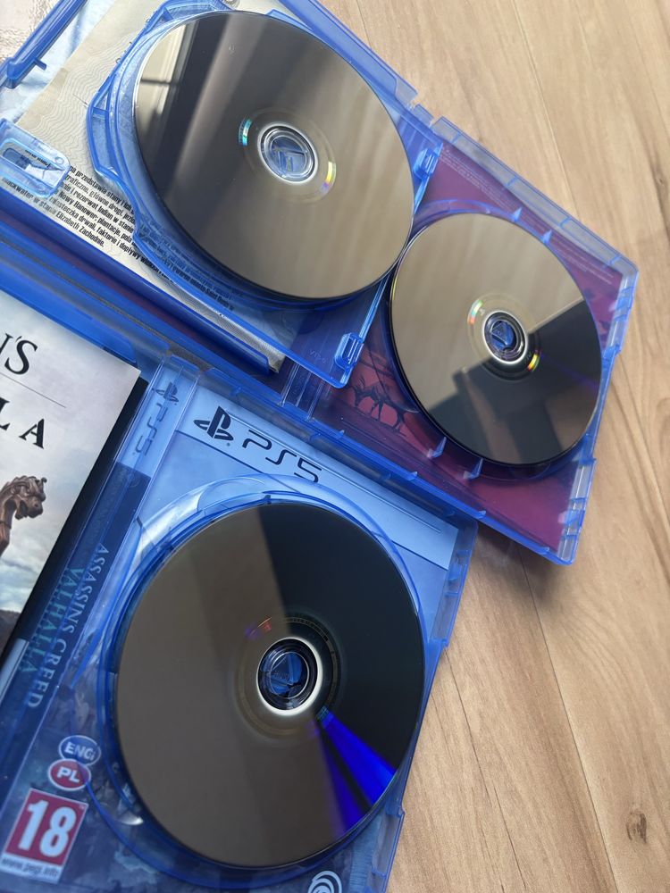 Gry assassins creed valhalla i red dead redemption 2 ps4/ps5