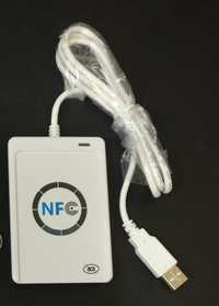 NFC leitor e gravador - RFID contactless branco