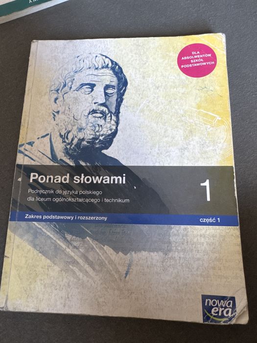 Ponad słowami 1podrwcznik do liceum i technikum cz1  zakres pods i roz