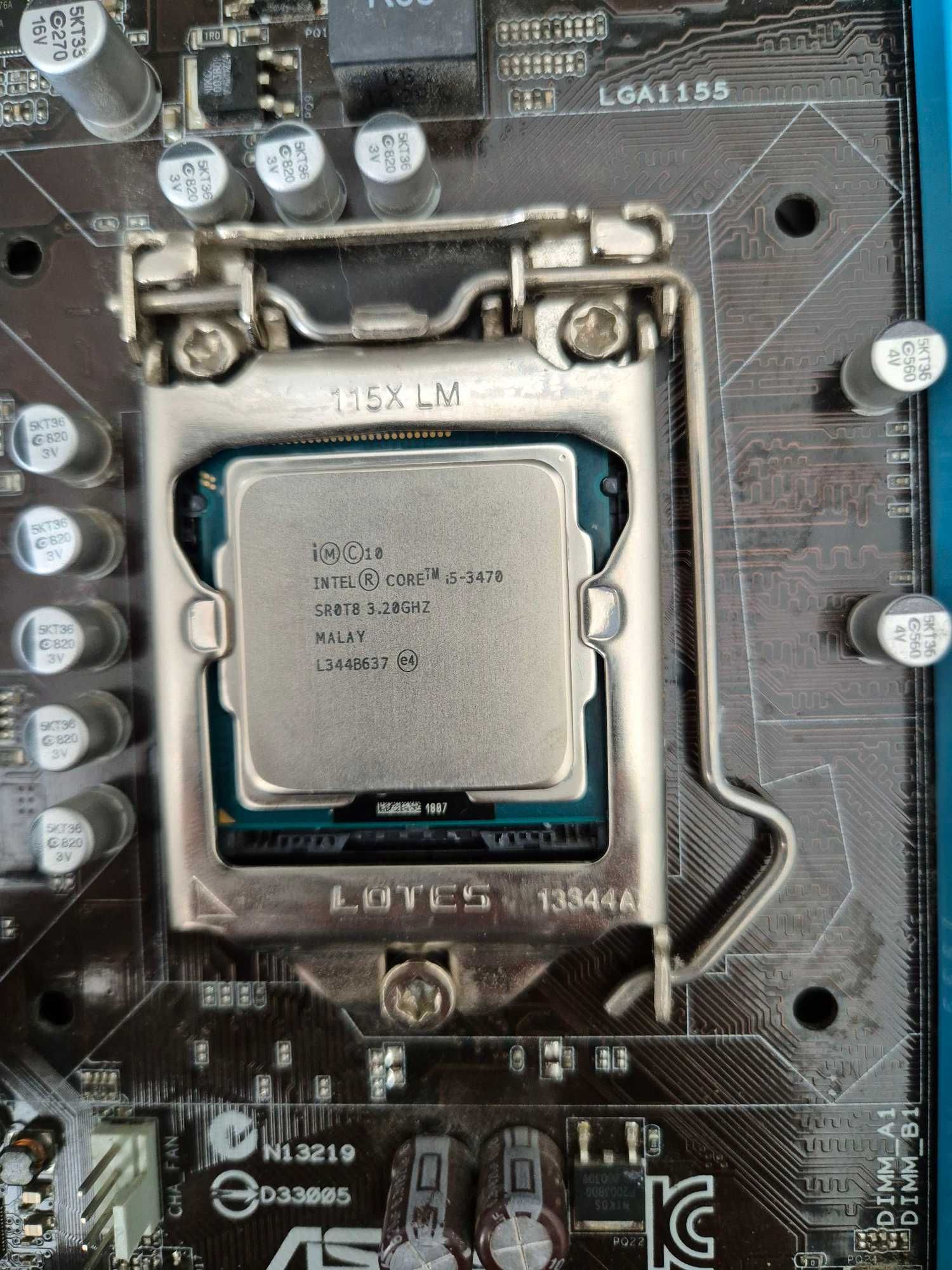 s1155 сет Intel Core i5-3470 3.6GHz з графікою +мама ASUS +16GB DDR3