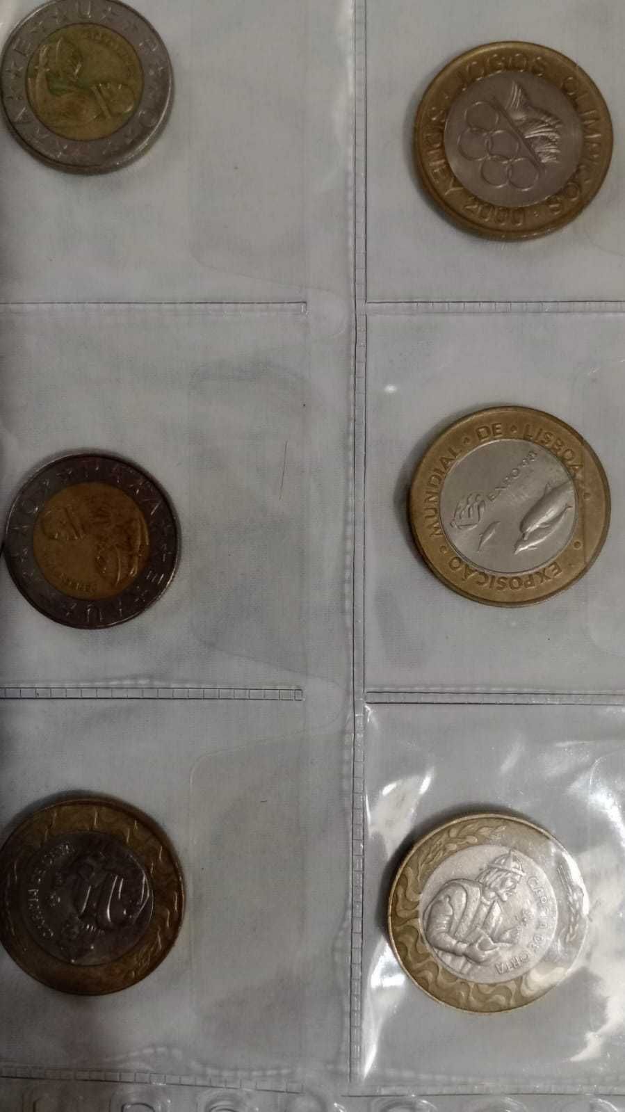 Lote de moedas antigas portuguesas – escudos e comemorativas