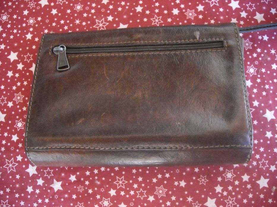 Bolsa / mala em pele vintage