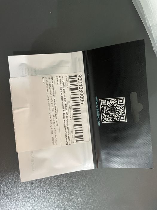 Сопло 5шт 0.4 0.6 0.8м принтера Ender-3 Serie/Ender 5 Serie CR-6 SE