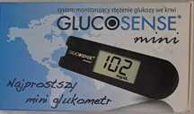 Glukometr GlucoSense mini