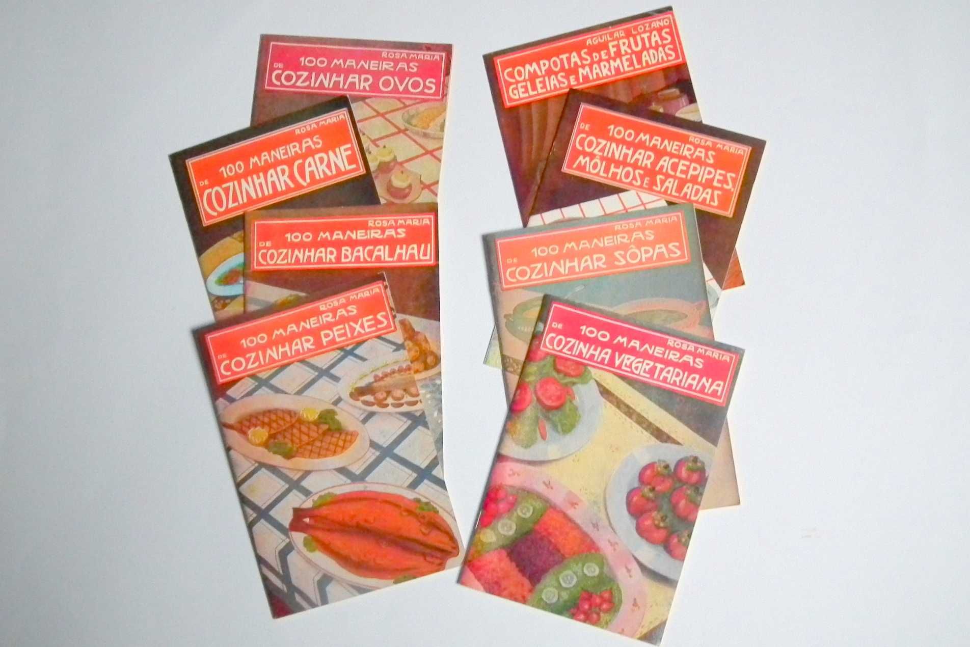 8 livros de culinária "100 Maneiras de Cozinhar". Envio grátis