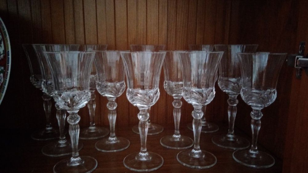 Copos de cristal de Arque