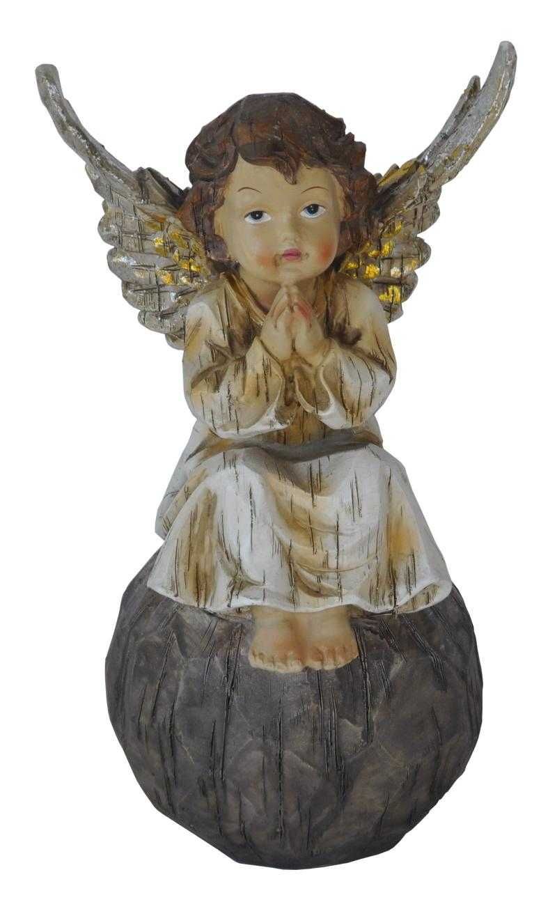 Anioł Aniołek na Kuli Figura Amor Poliston Dzień Kobiet na Prezent